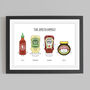 Personalised Family Condiments Print, thumbnail 2 of 5