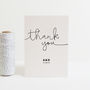 Kate Personalised Wedding Thank You Cards, thumbnail 1 of 2