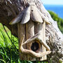 Wooden Driftwood Bird House Garden Decoration, thumbnail 4 of 12