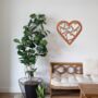 Modern Love Heart Metal Wall Art Home Decoration, thumbnail 8 of 11