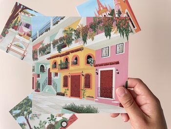 Colourful Mexico Travel Postcards, 4 of 7