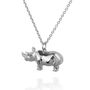 Personalised Rhino Necklace, thumbnail 6 of 10