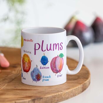 Plums Ceramic Mug, 2 of 12