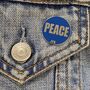 Peace Quote Inspirational Pin Badge, thumbnail 2 of 4