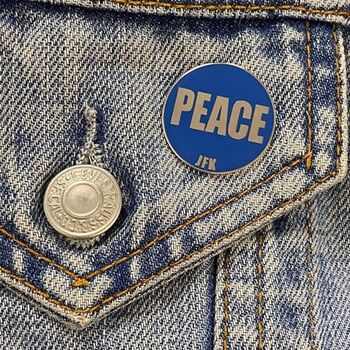 Peace Quote Inspirational Pin Badge, 2 of 4