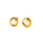 Hoop Stud Aphrodite Earrings Gold | Silver | Blended, thumbnail 2 of 5