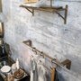 Antique Brass Towel Rail, thumbnail 2 of 3