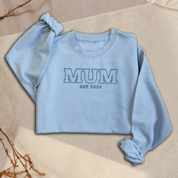 Personalised 'Mummy' Embroidered Family Sweatshirt, 3 of 10