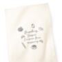 Personalised No Peeking Daddy's Sourdough Tea Towel, thumbnail 4 of 5