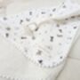 Butterfly Baby Comforter, Handmade Soft Cuddle Cloth, Baby Girl Gift, thumbnail 2 of 11