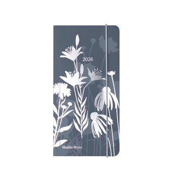 2026 Diary Matilda Myres Slim Weekly Notes Personalised, 6 of 12