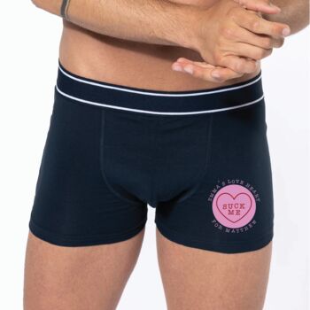 Personalised Love Heart Valentine's Underwear, 2 of 3