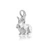Rabbit Charm Sterling Silver, thumbnail 6 of 11