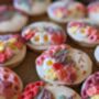 Personalised Wild Flower Biscuit Gift Box And Wild Flower Greetings Card, thumbnail 7 of 8
