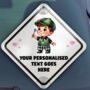 Personalised Child Baby On Board Car Sign, thumbnail 10 of 11