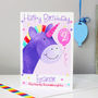 Personalised Unicorn Relation Birthday Card, thumbnail 7 of 10