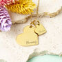 Mum And Me Personalised Heart Necklace, thumbnail 1 of 9