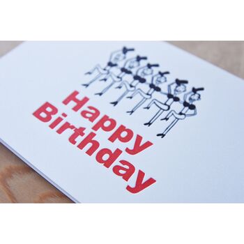 20% Off. Fun Letterpress Birthday Card, 2 of 5