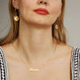 Sterling Silver Gold Vermeil 'Mama' Script Letter Necklace, thumbnail 5 of 8