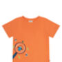 Kids Unisex Orange T Shirt | Bug Explorer | Organic, thumbnail 1 of 3