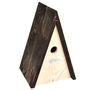 Triangular Blue Tit Bird Nesting House – Wooden Birdhouse, thumbnail 2 of 5