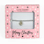 Merry Christmas Sparkly Gold Star Bracelet Gift, thumbnail 1 of 4