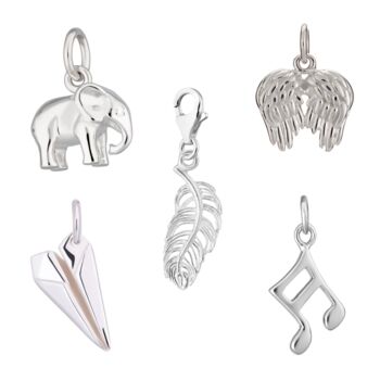 Selection Of Sterling Silver Charms, 9 of 12