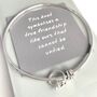 Silver Personalised Friendship Knot Bangle, thumbnail 1 of 4