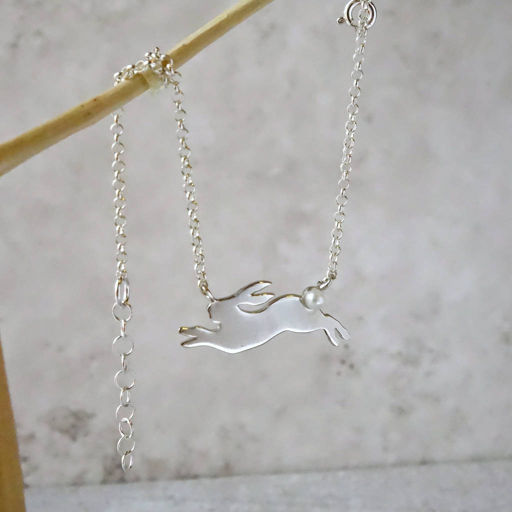 Sterling Silver Rabbit Bracelet By Stanley Street Studio