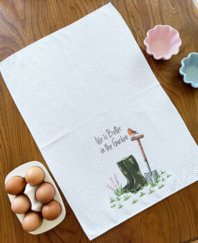 Life Is Better In The Garden Tea Towel, 2 of 6