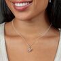 Sterling Silver Robin Charm Necklace, thumbnail 3 of 8