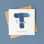 Personalised Birthday Card For Him – Any Letter, thumbnail 3 of 10
