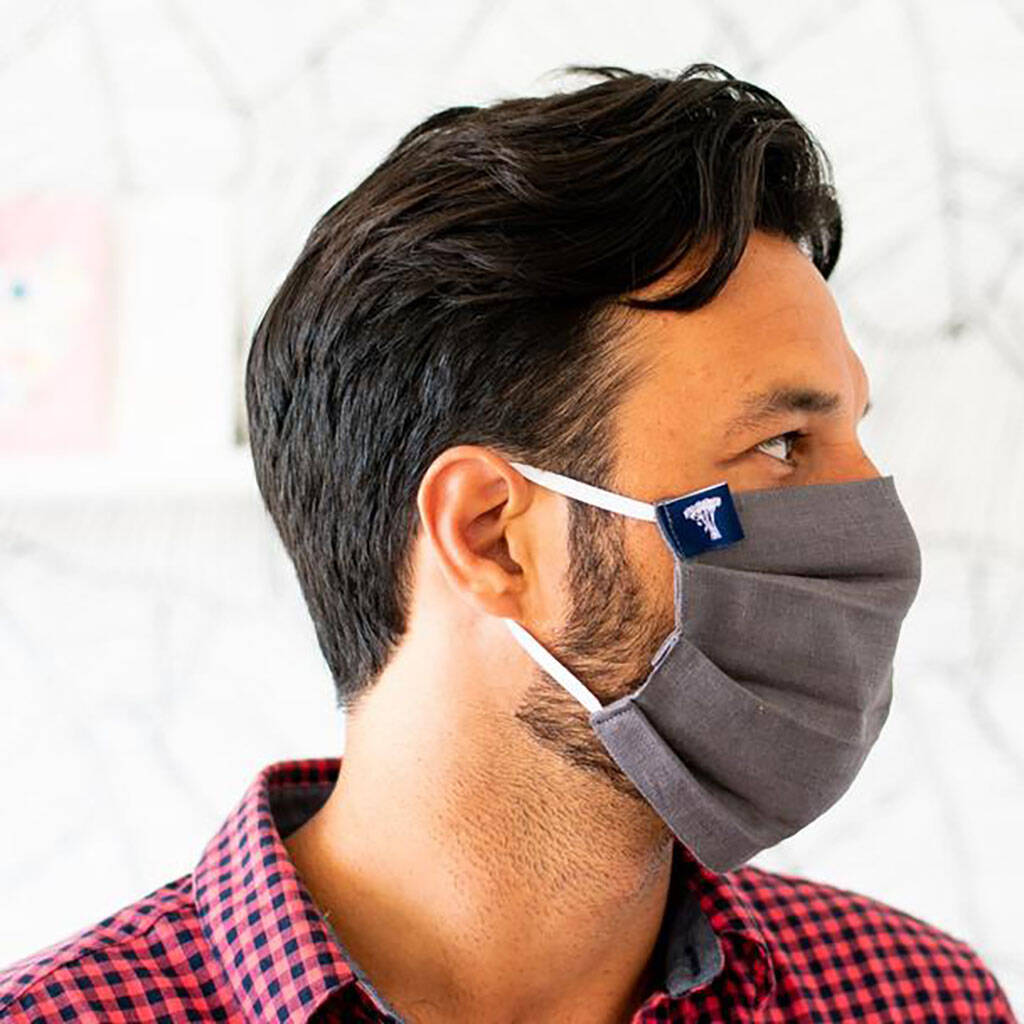 linen-face-mask-with-elastic-ear-loops-by-helen-round-notonthehighstreet