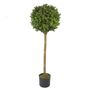 Pair Of Artificial Boxwood Buxus Ball Trees 4ft 120cm, thumbnail 2 of 2