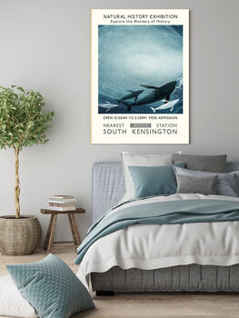 Natural History Whale Art Print, 2 of 3