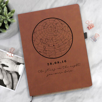 Personalised Star Map Notebook, 2 of 5