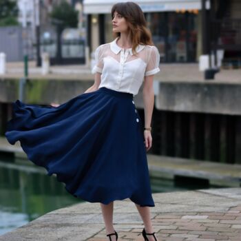 Isabelle Skirt In Palace Ribbon Vintage 1940s Style, 3 of 3