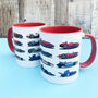 Formula One Grand Prix Racing Car History Mug, thumbnail 1 of 5