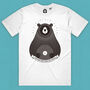 Vinyl Record Bear Adult Men's T Shirt, thumbnail 7 of 10