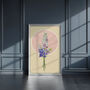 Open Heart – Larkspur Botanical Art Print – July Birth Flower, thumbnail 1 of 7