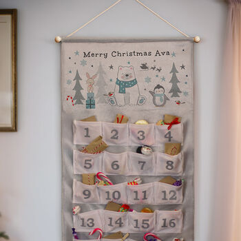 Personalised Polar Bear Advent Calendar, 2 of 3