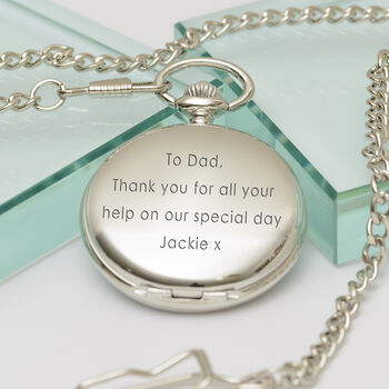 Personalised Message Pocket Watch, 4 of 6