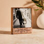 Personalised New Daddy Wood And Acrylic Photo Block, thumbnail 1 of 4