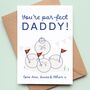 Personalised Golf Father's Day Card, thumbnail 4 of 6