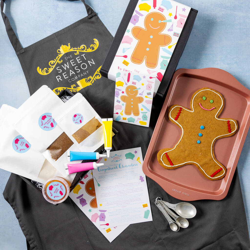 Bake Your Own Gingerbread Character Kit, 1 of 4