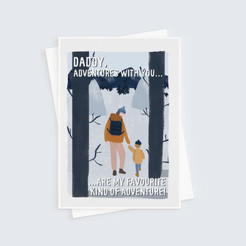 Adventures With Daddy Father's Day Card, 3 of 3