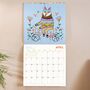 2027 Wall Calendar | Folk Animals By Ashley Percival | Sunday Start, thumbnail 3 of 4