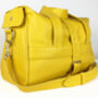 Handcrafted Yellow Overnight Bag, thumbnail 1 of 8