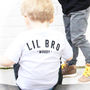 Big Bro, Lil Bro Matching T Shirts, thumbnail 4 of 5