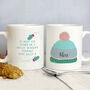 Personalised Woolly Hats Set Of Two Mugs, thumbnail 3 of 7